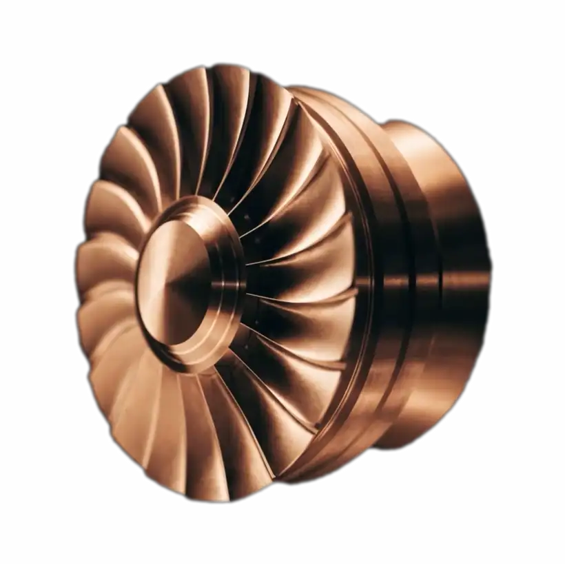 Precision turbine, slowly rotating